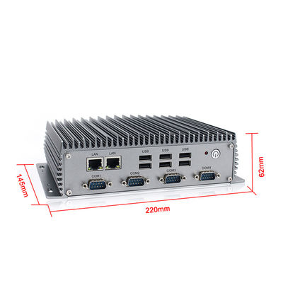 Mini sistema Fanless irregolare compatto di Windows 10 Linux Ubuntu Debian del PC