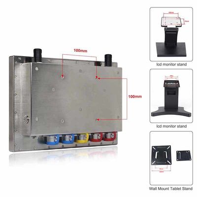 PC 12&quot; del pannello del cappuccio IP69K di NTSC P luce del giorno per di prodotto chimico alimentare industriale