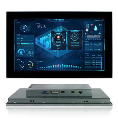 monitor industriale 17,3» VESA 100X100 del touch screen di 400cd/M2 AC240V