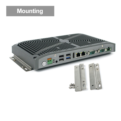 CPU incastonato irregolare Fanless I5-8265U 25W del computer DC9V di HDMI