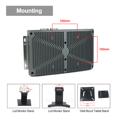 La lega incastonata Fanless Shell J1900 1.5A del pc della scatola RS232 ha incastonato Mini Pc