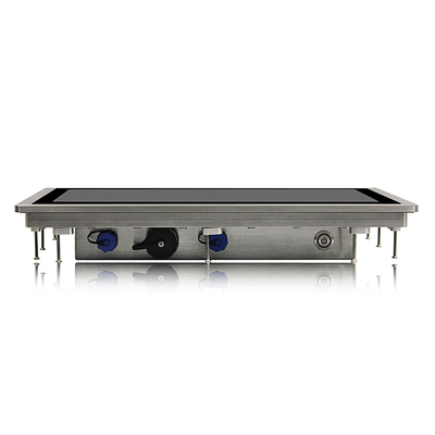 Touch screen industriale lavabile 400cd/m2 incastonato esposizione VGA DVI di IP69K