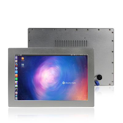 Monitor industriale dell'affissione a cristalli liquidi del monitor 450cd/m2 del touch screen dell'affissione a cristalli liquidi di VGA DVI IP69K