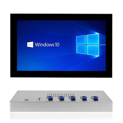Il PC industriale IP66 IP69k del pannello di tocco del centro I3 I5 del sobbalzo impermeabilizza a 15,6 pollici Fanless