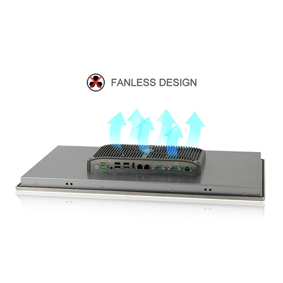 Tocco RS485 IP65 del PC PCAP del pannello di acciaio inossidabile Windows 10 per automazione industriale