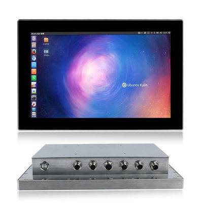Qualità Desktop computer fissato al muro dello schermo attivabile al tatto, pc impermeabile del touch screen di Linux RJ45 fabbrica