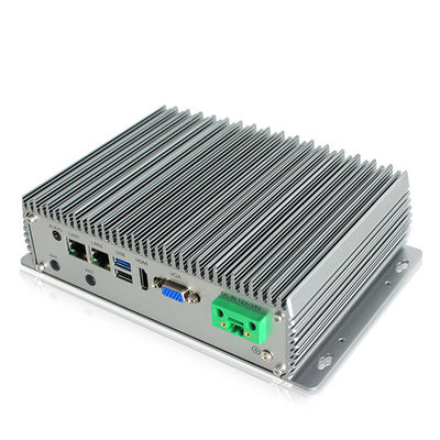 Qualità Prodotti di computer industriali incastonati, pc Fanless della scatola di J1900 3855U I3 I5 HDMI VGA fabbrica